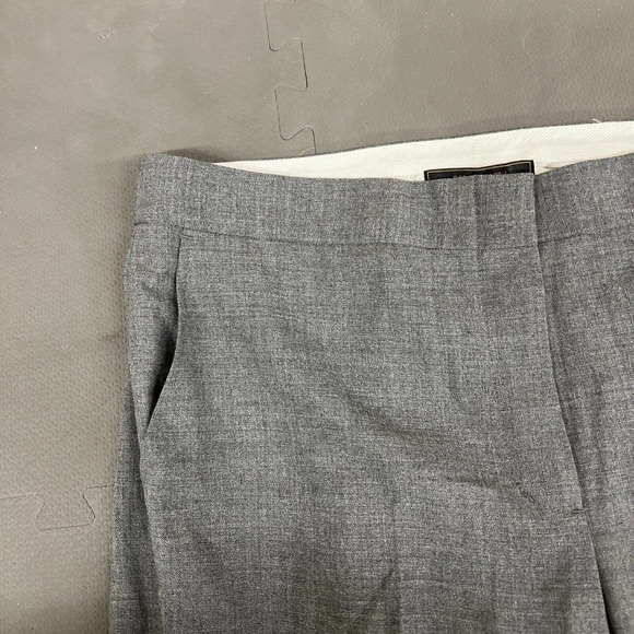 New BCBG Max Azria Womens 12 Med Heather Grey Carla Slim Flare Dress Trouser FS - Picture 3 of 12